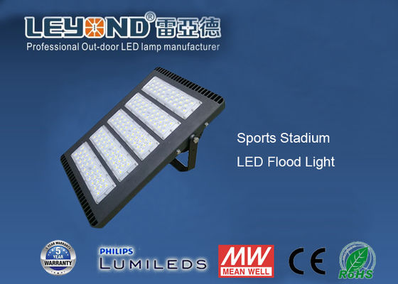 High Lumen Black Color 160lm / W Waterproof Led Flood Lights For Football Playground